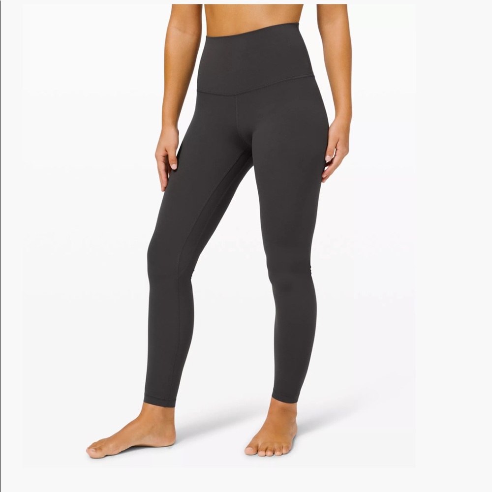 Lululemon align high rise leggings 28” graphite grey